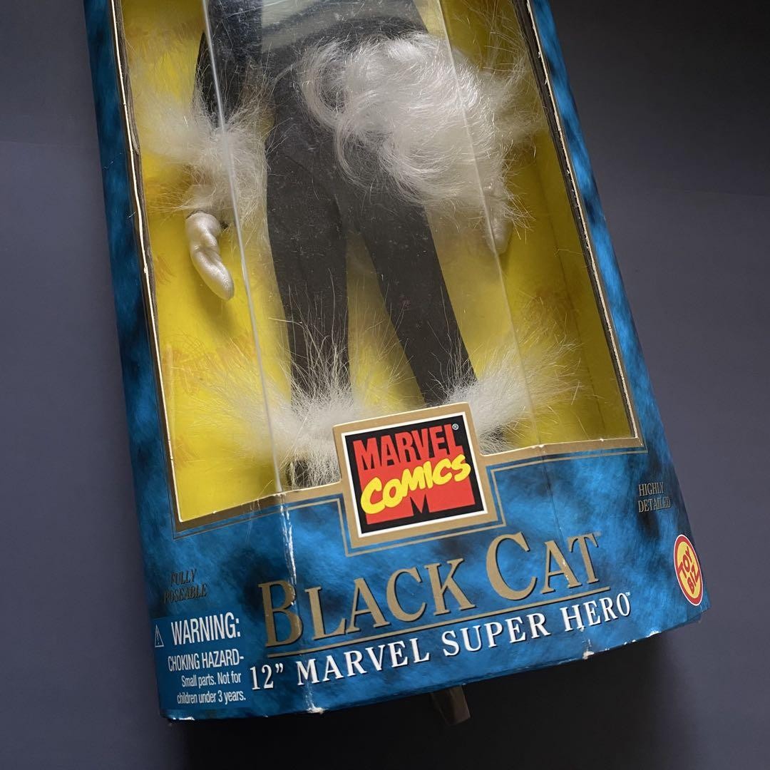 90sデッドストック ブラックキャット12インチフィギュア ヴィンテージ Deadstock 90s Toy Biz Marvel Black Cat 12