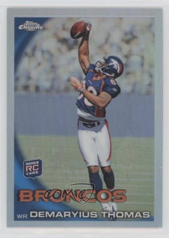 2010 Topps Chrome Refractor Demaryius Thomas #C110 2o7