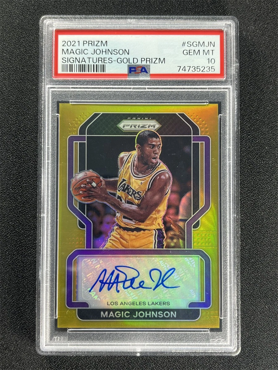 Magic Johnson Professional Sports Authenticator (PSA) Basketball