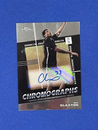 2024-25 Topps Chrome Chromographs Nic Claxton #C-NC autograph auto Nets QQ