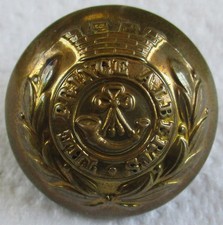 British Army:"SOMERSET LIGHT INFANTRY BRASS BUTTON" (Large, 25mm, WW1-WW2 Era)