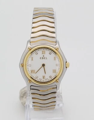 Ebel Wave Classic Lady Uhr Stahl/Gold Ref. 1090121 Diamanten - Bild 1 von 4