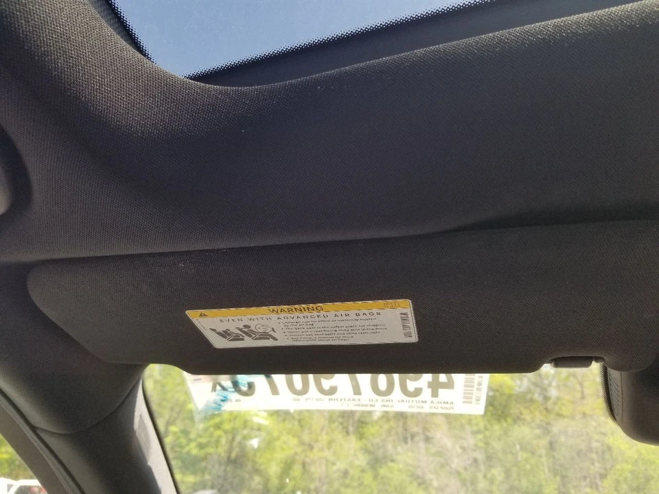 15 2015 MERCEDES-BENZ S550 222 TYPE SUN VISOR SET BLACK LEFT DRIVER - Image 2 of 4