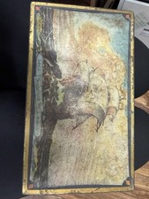 Vintage Westword Blaszane pudełko Lovell & covel Statek morski Kopuła Rustykalna osłona