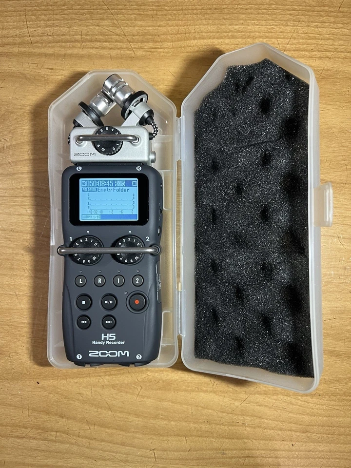 Zoom H5 Handy Recorder mit XYH-5 Stereo Mikrofon und Koffer komplett getestet