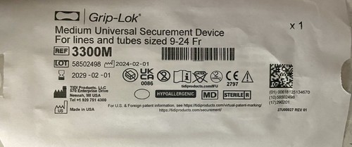 (3) Grip-Lok 3300M Universal Securement Device For Lines & Tubes 3 ...