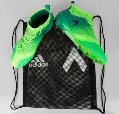 Adidas Men ACE 17.1 Prime Knit FG Cleats Football Green Soccer
