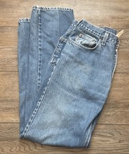 Carhartt Mens Blue Denim Workwear Jeans Size 36x34 B460 DVB Relaxed Fit Comfort