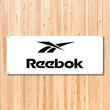 REEBOK Bannière vinyle 5x2 pieds - Panneau de sport bannière décoration murale