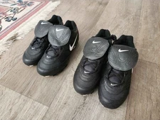 Artificial Turf Nike Baseball Cleats Black Size 3Y Youth Used Good Condition