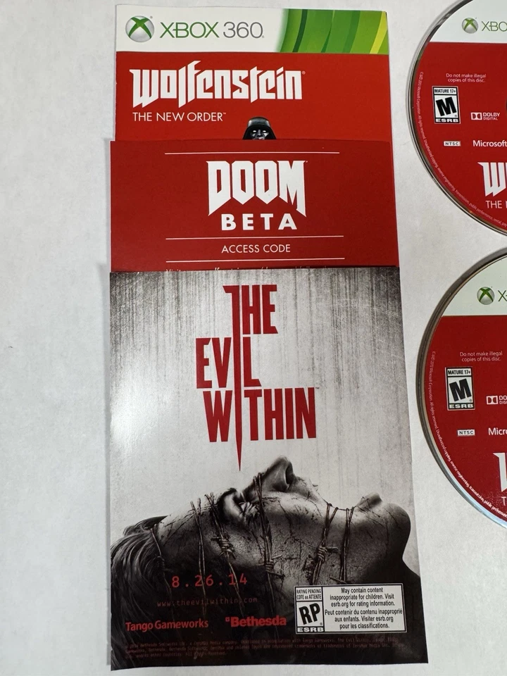 Wolfenstein: The New Order(微软 Xbox 360,2014 年),完整,全新带盒,已测试 — 第 2/4 张图片