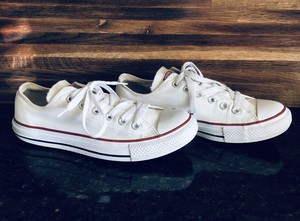 white converse size 8 womens