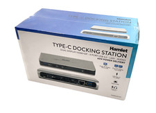 USB C Dockingstation Universal Hamlet 500C + ...