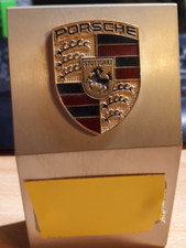 PORSCHE Briefbeschwerer Boxster für Erstbesitzer. Metall. Silber. Personalisiert