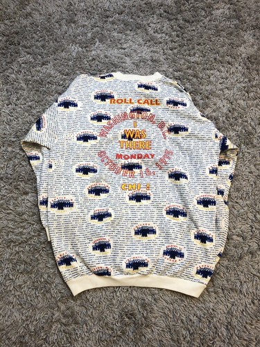 VINTAGE Million Man March All Over Print Civil Rights Crewneck Farrakhan XL USA - Afbeelding 2 van 12