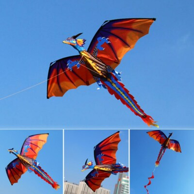 #ad #ad 3D Dragon Single Line Kite For Adult Kids Classical Sports Outdoor Easy To Fly $13.06