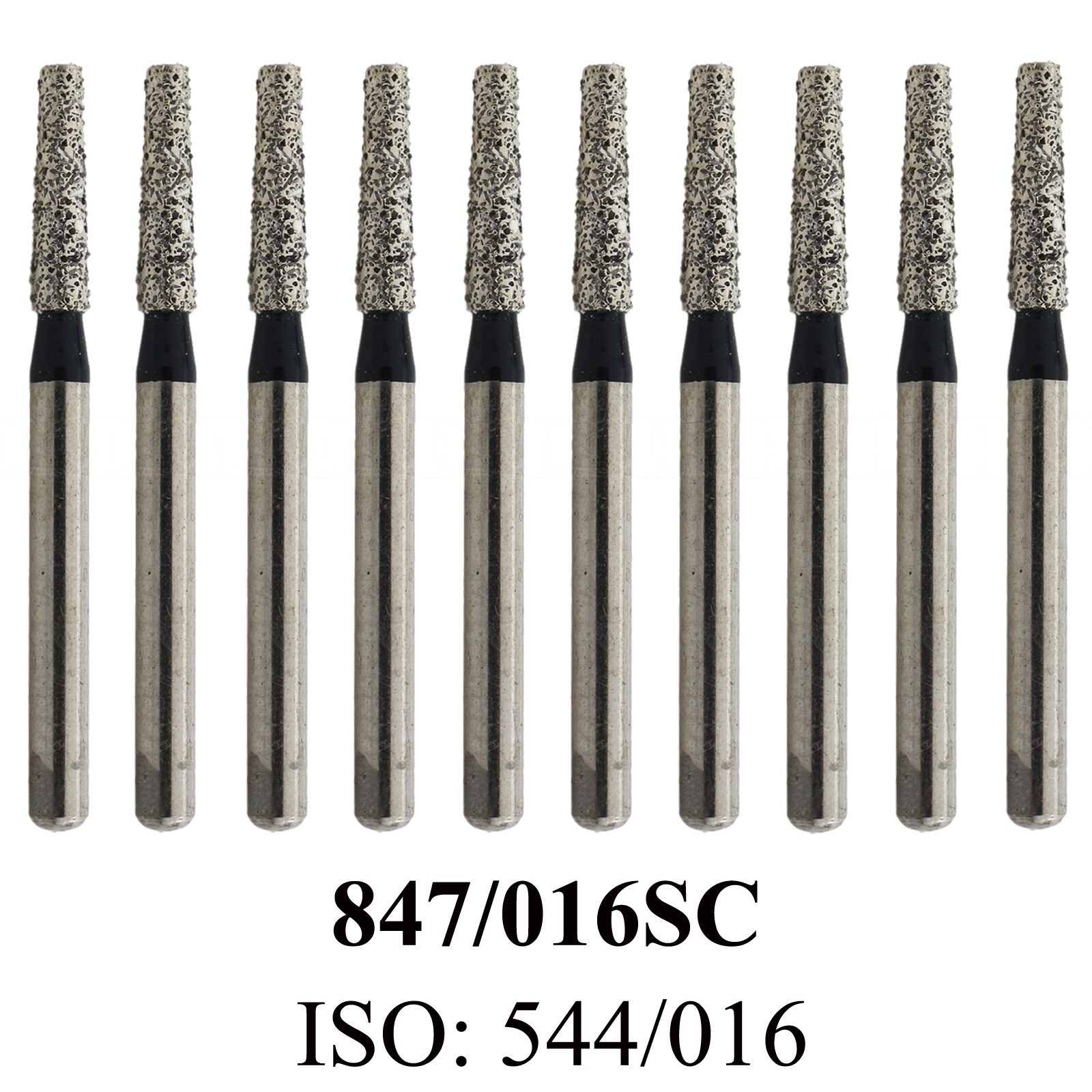 Fresas dentales de diamante FG 847/016SC fresa cónica de extremo plano súper gruesa de alta velocidad