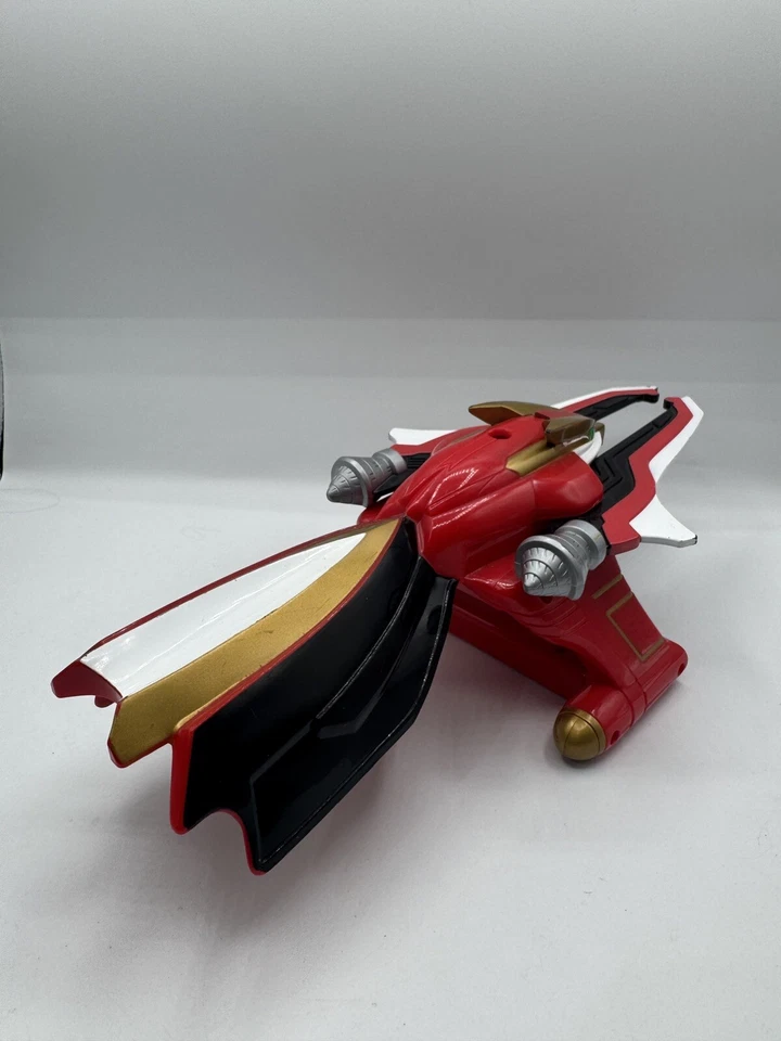 Power Rangers Wild Force Jungle Blaster Juguete Rojo Halcón Sonidos Probados Funcionando Foto 3 de 4