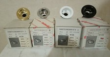 Cerva 5pz faretti 8134 ottone da incasso diam. 62mm foro 45mm attacco E14 R39.