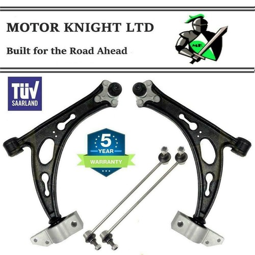 VW GOLF MK5 0509 FRONT SUSPENSION CONTROL ARM 'CAST' WISHBONES & LINK