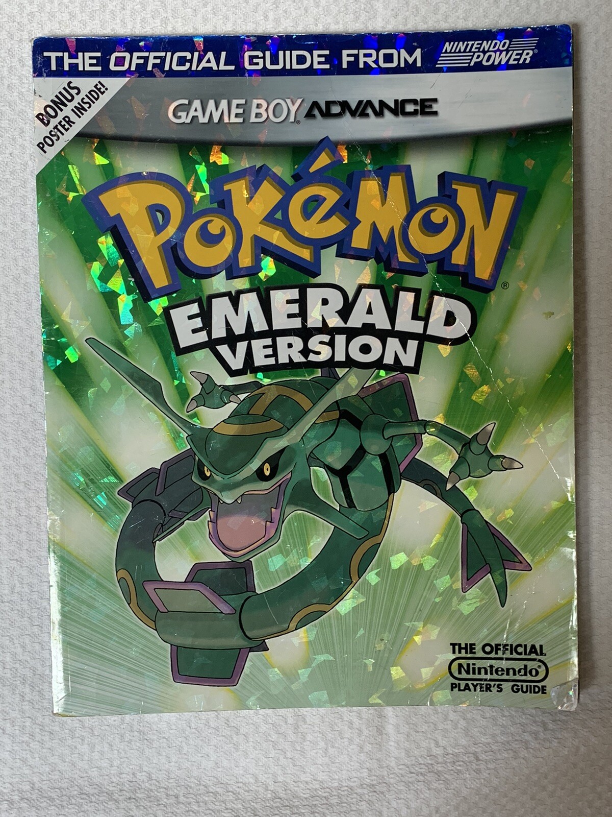 Pokemon Emerald Official Nintendo Power Players Strategy Guide. No Poster
