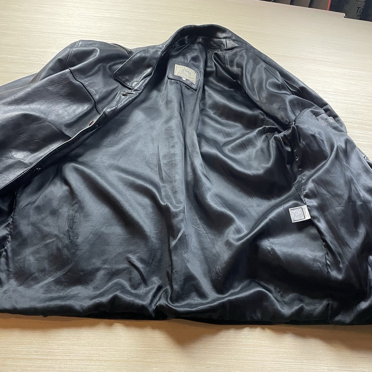 Vintage Vera Pelle Horsehide Leather Jacket Barn Coat Made