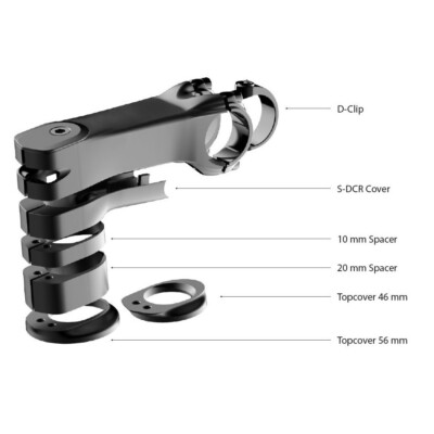 Deda Elementi SUPERBOX ステム 100mm Deda Elementi SUPERBOX DCR Internal Routing Alloy Bicycle Stem