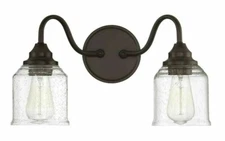 Park Harbor PHVL3052ORB Umber Bronze 2-Light 16"W Bathroom Vanity Light