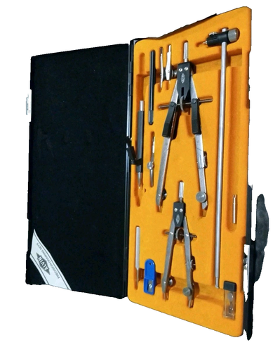 ALVIN PRECISION DRAWING INSTRUMENTS Set 129 JS /Germany In Original ...