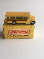 matchbox 1985 school bus