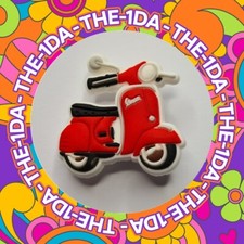 MOPED - Mods - Lambretta VESPA Scooter -  Charms For Crocs / Shoes - PVC - 3D
