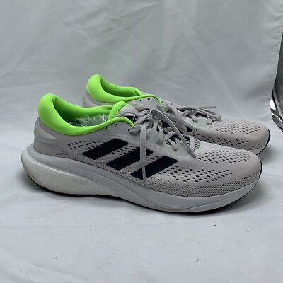 Size 11 Mens Shoes - adidas Supernova 2 Low Dash Grey Solar Green