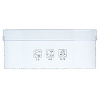 Frontgriffblende Beko 5906370300 Oben FüR Gefrierschubladen KüHlgefrierkombin