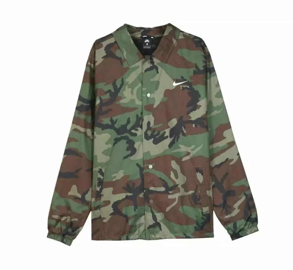 Nike SB Skateboarding Camo Windbreaker Jacket Sz X Small XS NEW