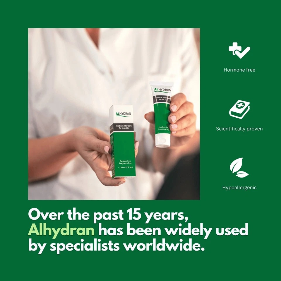 Alhydran Skin Repair Cream for (Scars, Burn wound, Eczema, Itching, Surgery) - Image 4 of 4