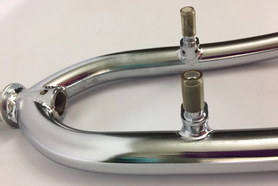 Vintage Chrome Akisu 90 Unicrown Bicycle Bike Fork NOS 8 7/8" Steerer Tube - Image 4 of 4