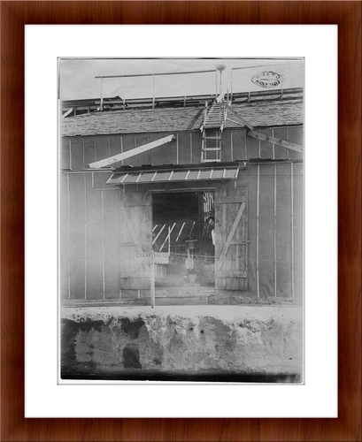 Nikola Tesla 1899 GREAT DANGER Co Springs Workshop Roentgen Xray Photo Wall Art