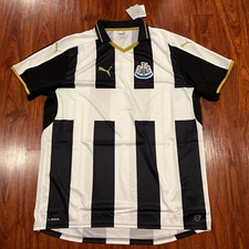2016-17 Men’s Puma Newcastle United Home Soccer Jersey XXL 2XL Magpies