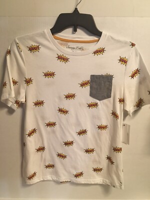 Sovereign Code Boys White Patch Pocket  WOW!  Size 18-20 G10