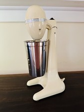 Vintage Hamilton Beach Drink Master ALMOND 727W Stainless Cup Milkshake Mixer