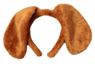 CAKE-FACTORY BROWN DOG FLOPPY Ears Headband Fancy Dress Costume Accessory