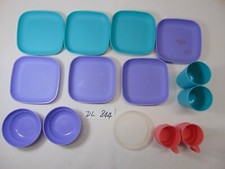 Tuppertoys Mini-Serve It Luncheon Set Tupperware Kids Mugs Plates Bowls Parts