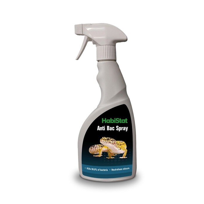 HabiStat Anti-Bac Spray 500ml Vivarium Disinfectant
