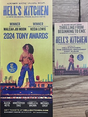 ALICIA KEYS - HELL S KITCHEN - NEUER BROADWAY MUSIKTHEATER FLYER X2