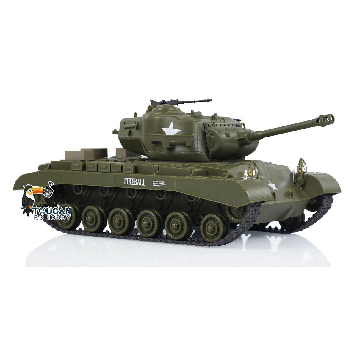 HengLong 1/30 RC Infrared Battle Tank Pershing M26 3841-02 W/Light