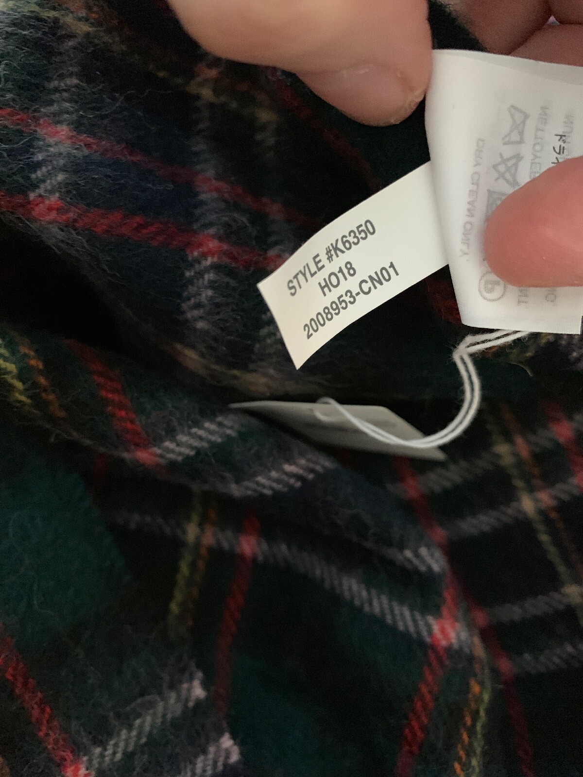 J.Crew Cape scarf in J.Crew Signature Tartan $75, NWT, sold out image 5