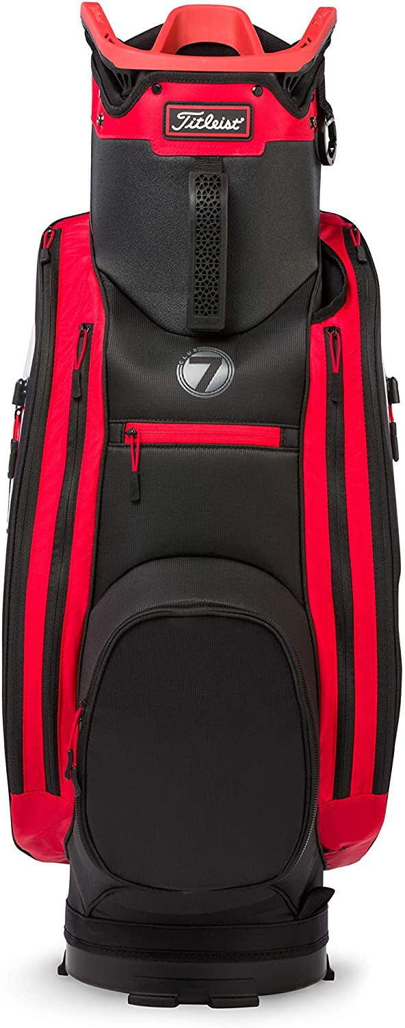 [NEW] Titleist TB8CT5-016 Club 7 Cart Bag (Black/White/Red)