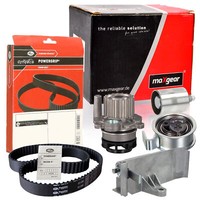 Gates GAT5569XS Zahnriemen + Riemenspanner Rollen Satz Wapu FüR Audi Ford Vw