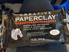 Kreatywny materiał modelarski Paperclay 16 uncji opakowanie / cegła - naturalny biały kolor
