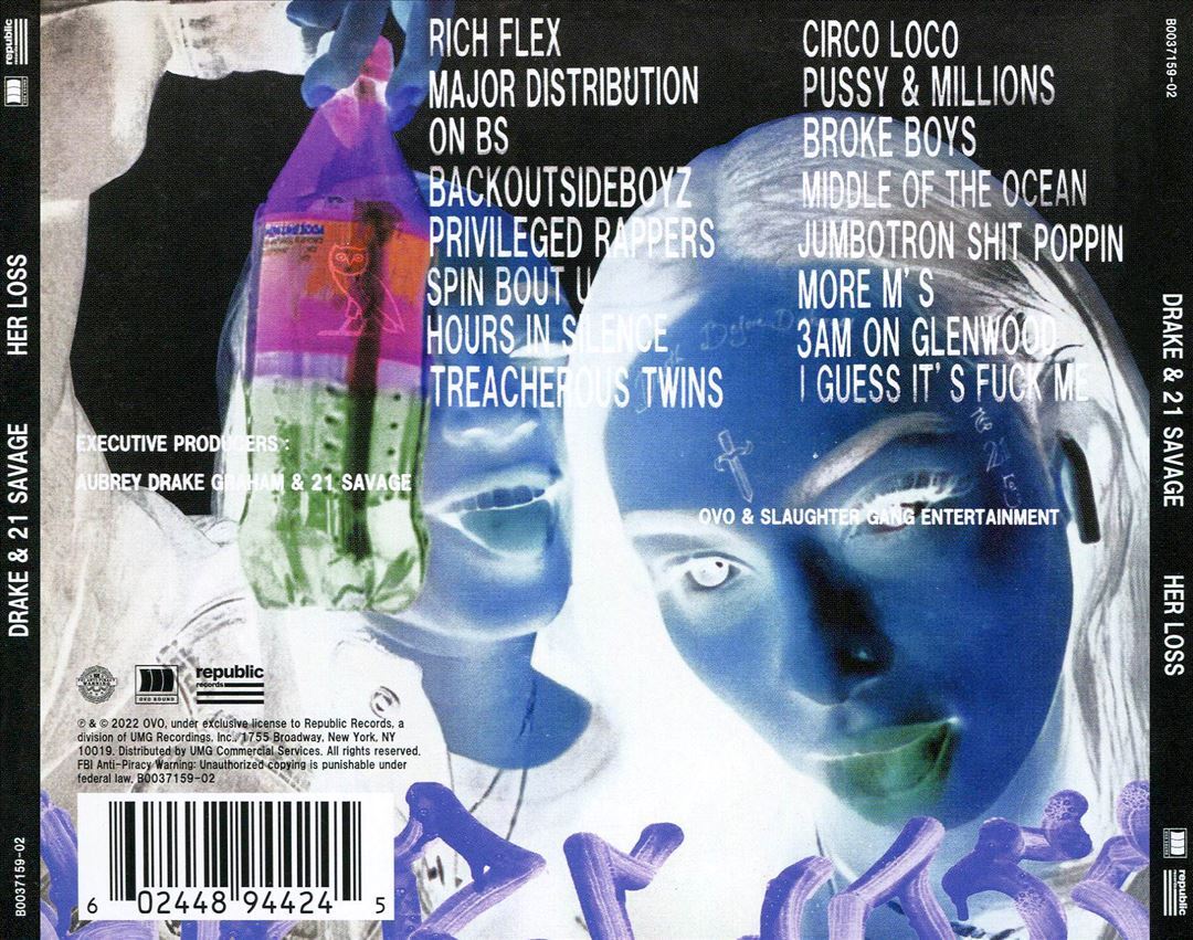 Drake 21savage Her loss シュリンク付きレコード